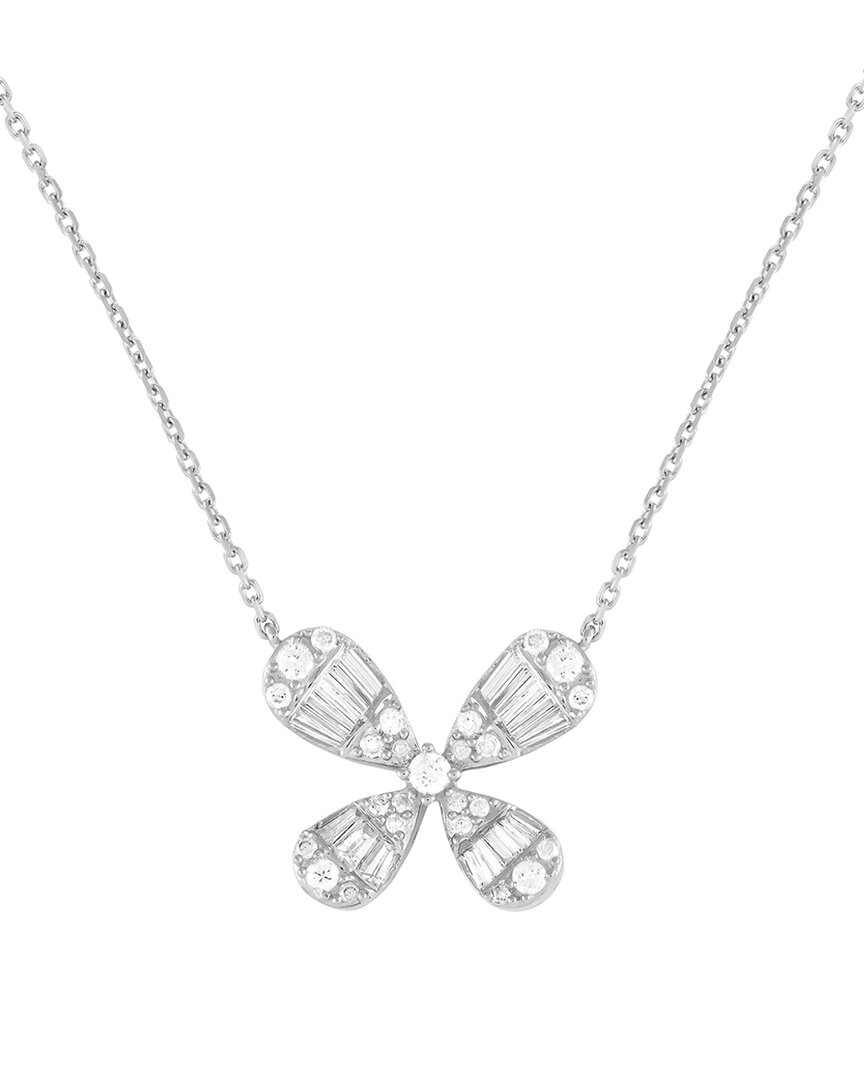 Diamond Select Cuts 14k 0.75 Ct. Tw. Diamond Flower Necklace