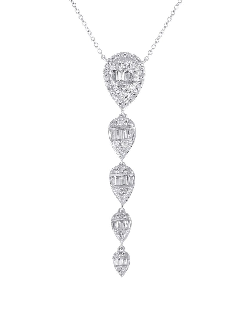 Diamond Select Cuts 14k 0.75 Ct. Tw. Diamond Necklace In White