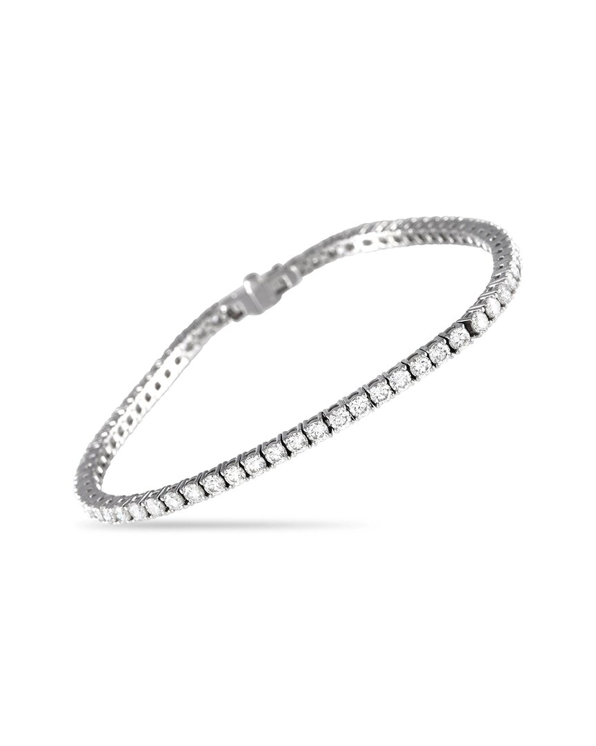 Diamond Select Cuts 18k 4.58 Ct. Tw. Diamond Tennis Bracelet In White