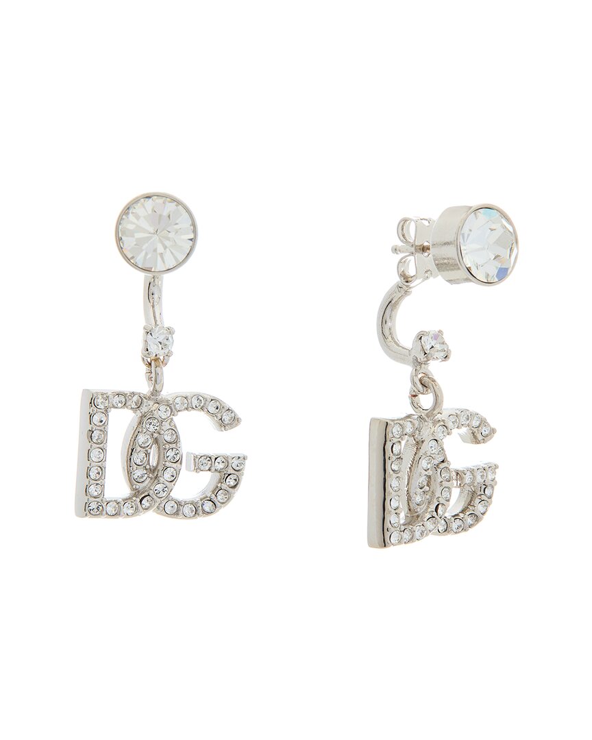 Dolce & Gabbana Dg Logo Earrings Women's Silver | eBay
