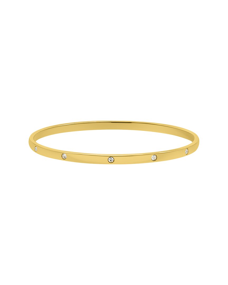 Adornia 14k Plated Tarnish Resistant Stacker Bangle Bracelet