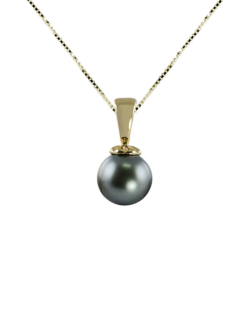 Pearls 14k 8-9mm Tahitian Pearl Necklace In Multicolor