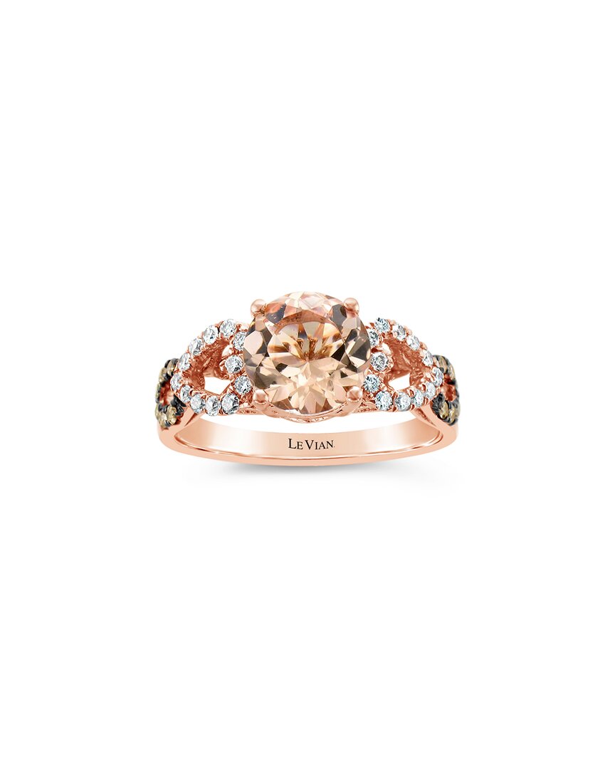 Le Vian 14k 1.26 Ct. Tw. Diamond & Morganite Eternity Ring