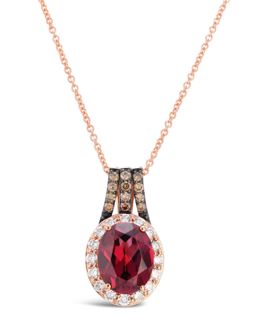 Le Vian 14k 2.02 Ct. Tw. Diamond & Rhodolite Pendant