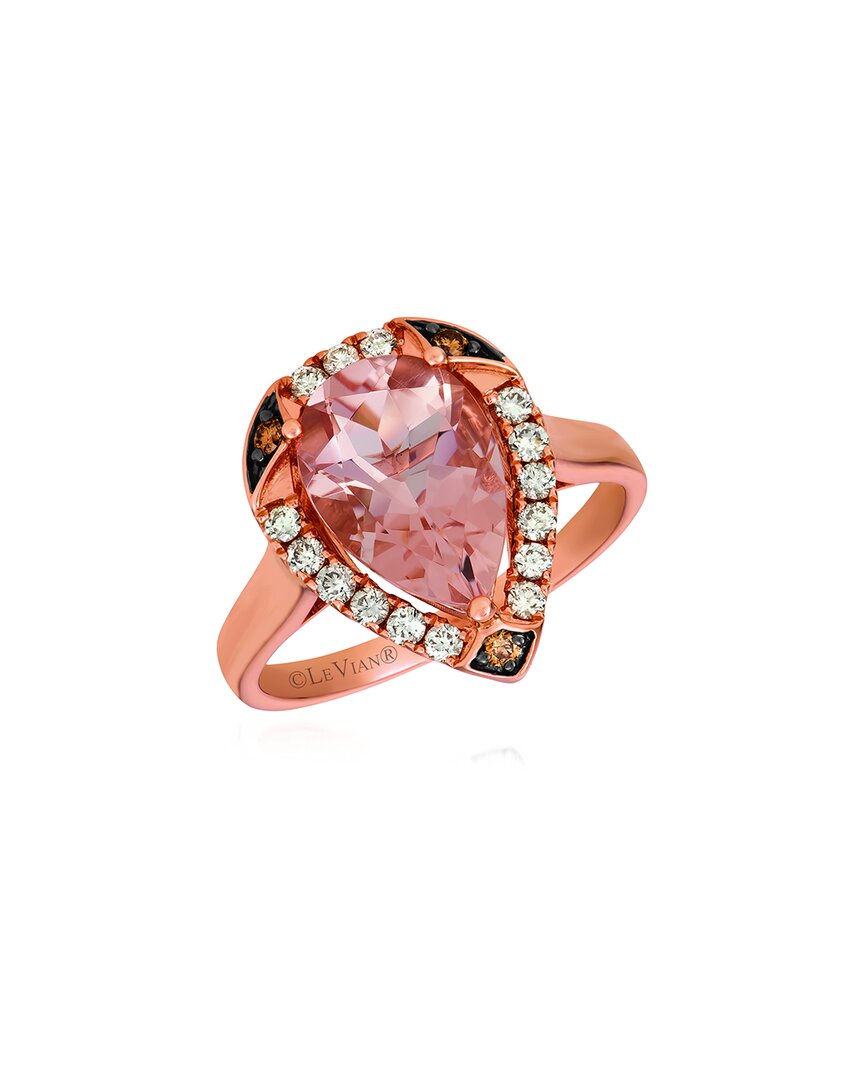 Le Vian 14k 2.37 Ct. Tw. Diamond & Morganite Eternity Ring