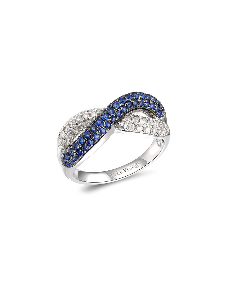 Le Vian 14k 0.02 Ct. Tw. Diamond & Sapphire Eternity Ring