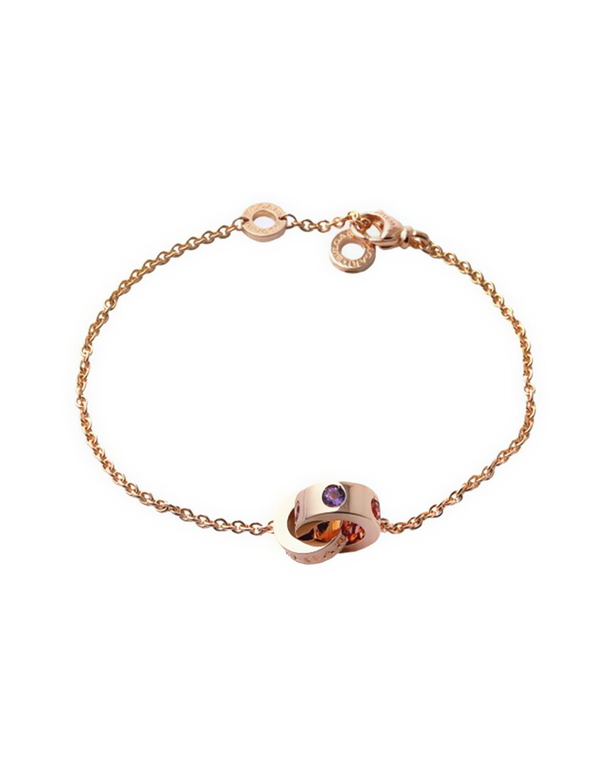 Bulgari 18k 0.50 Ct. Tw. Gemstone Sorbet Bracelet (authentic )