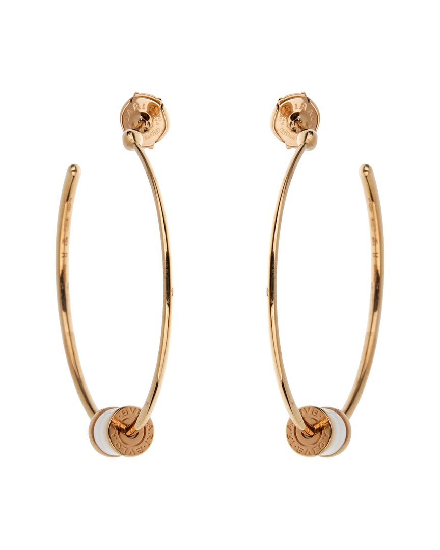 Bulgari 18k Hoops (authentic )