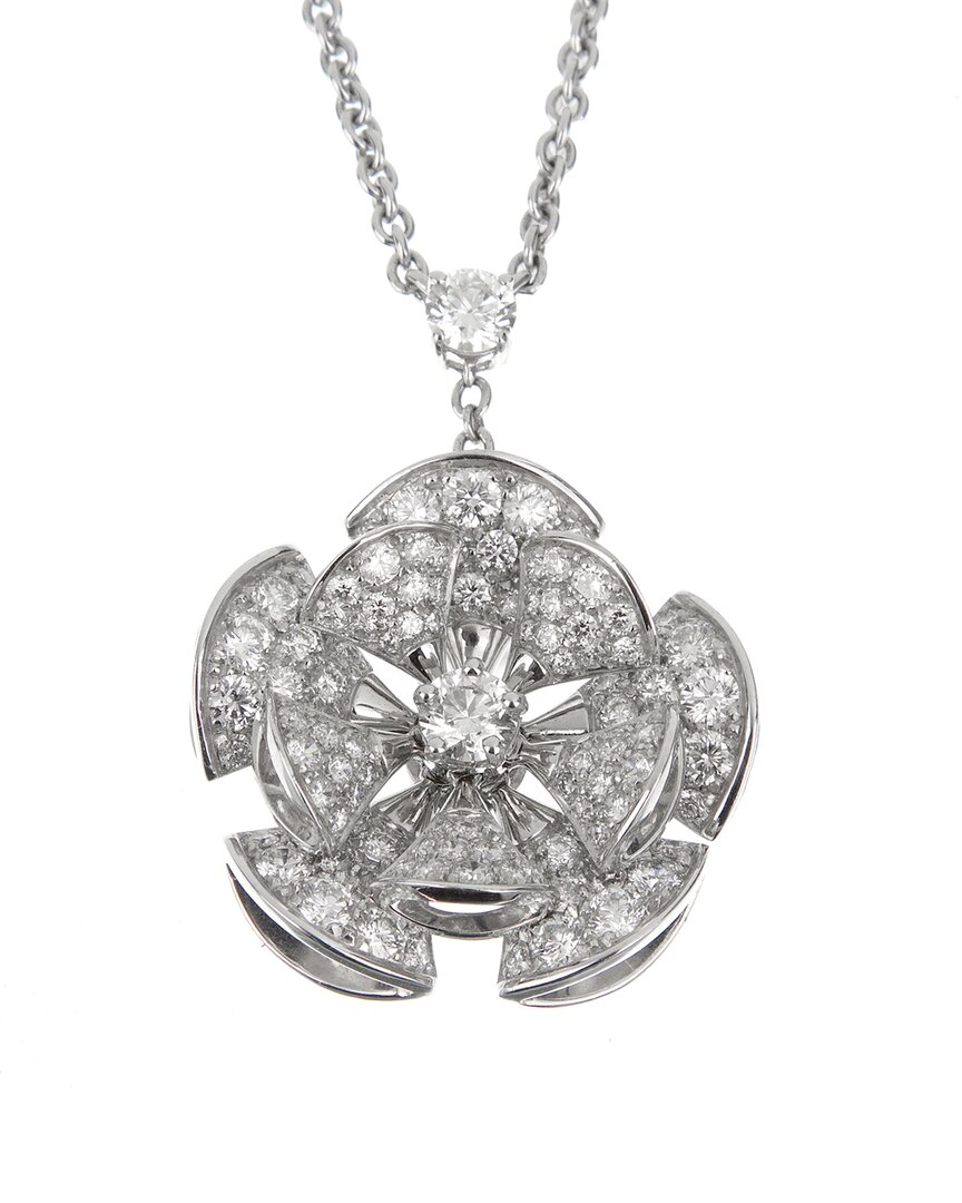Bulgari 18k 2.42 Ct. Tw. Diamond Divas Dream Necklace (authentic )