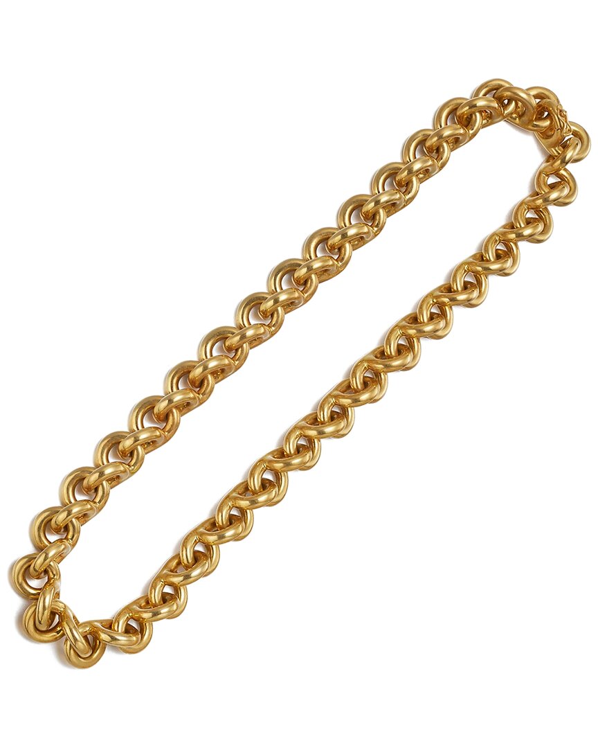 Chanel 18k Necklace (authentic Pre-loved) In Gold