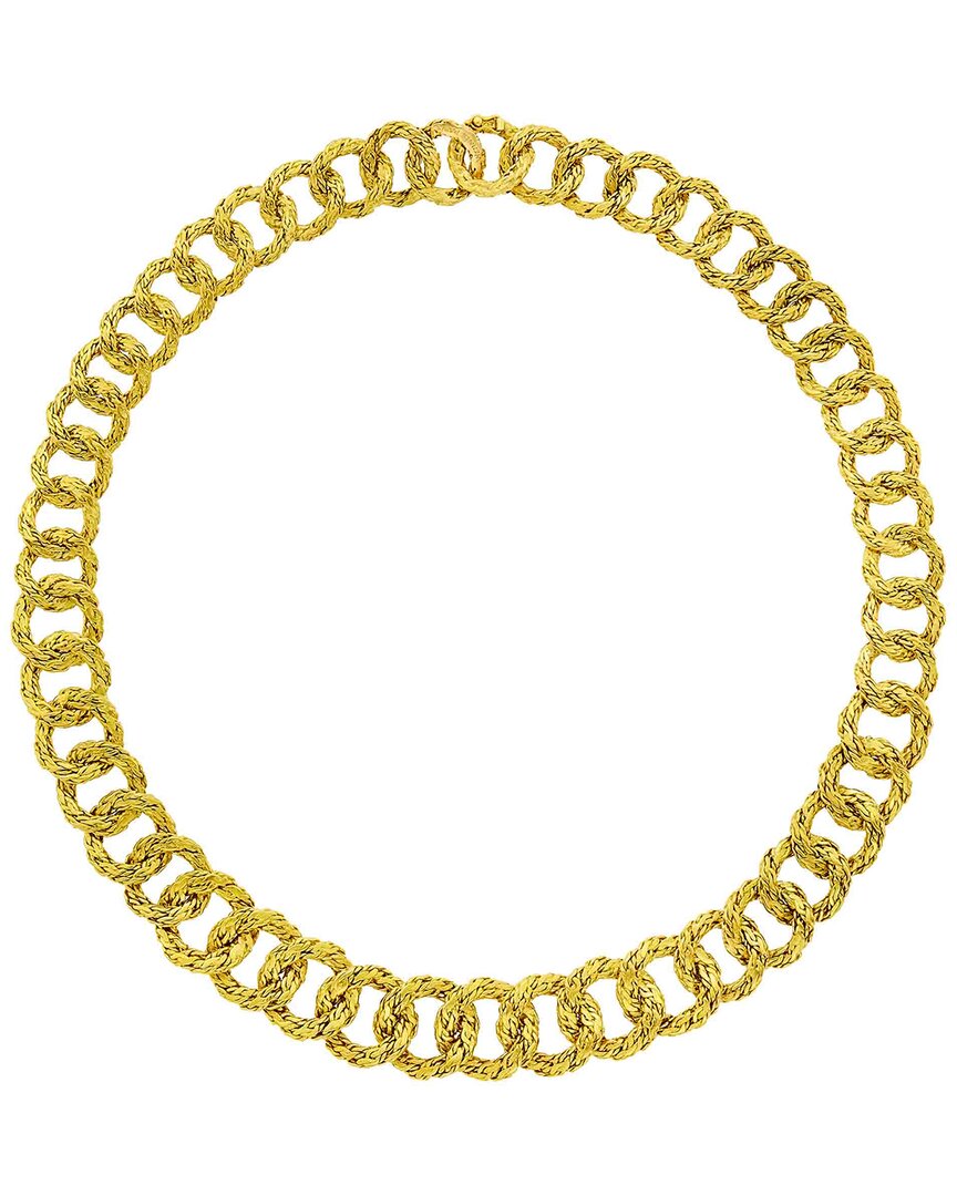 Pre-owned Hermes Hermès 18k Chaine D'ancre Sautoir Necklace (authentic ) In Gold