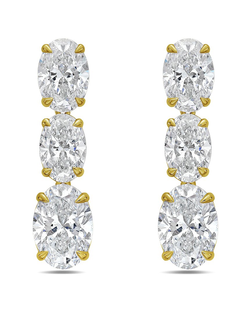 Diana M Lab Grown Diamonds Diana M. 14k 13.30 Ct. Tw. Lab-grown Diamond Hanging Earrings