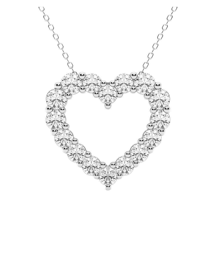 Lab Grown Diamonds 14k 3.00 Ct. Tw. Lab-grown Diamond Heart Pendant