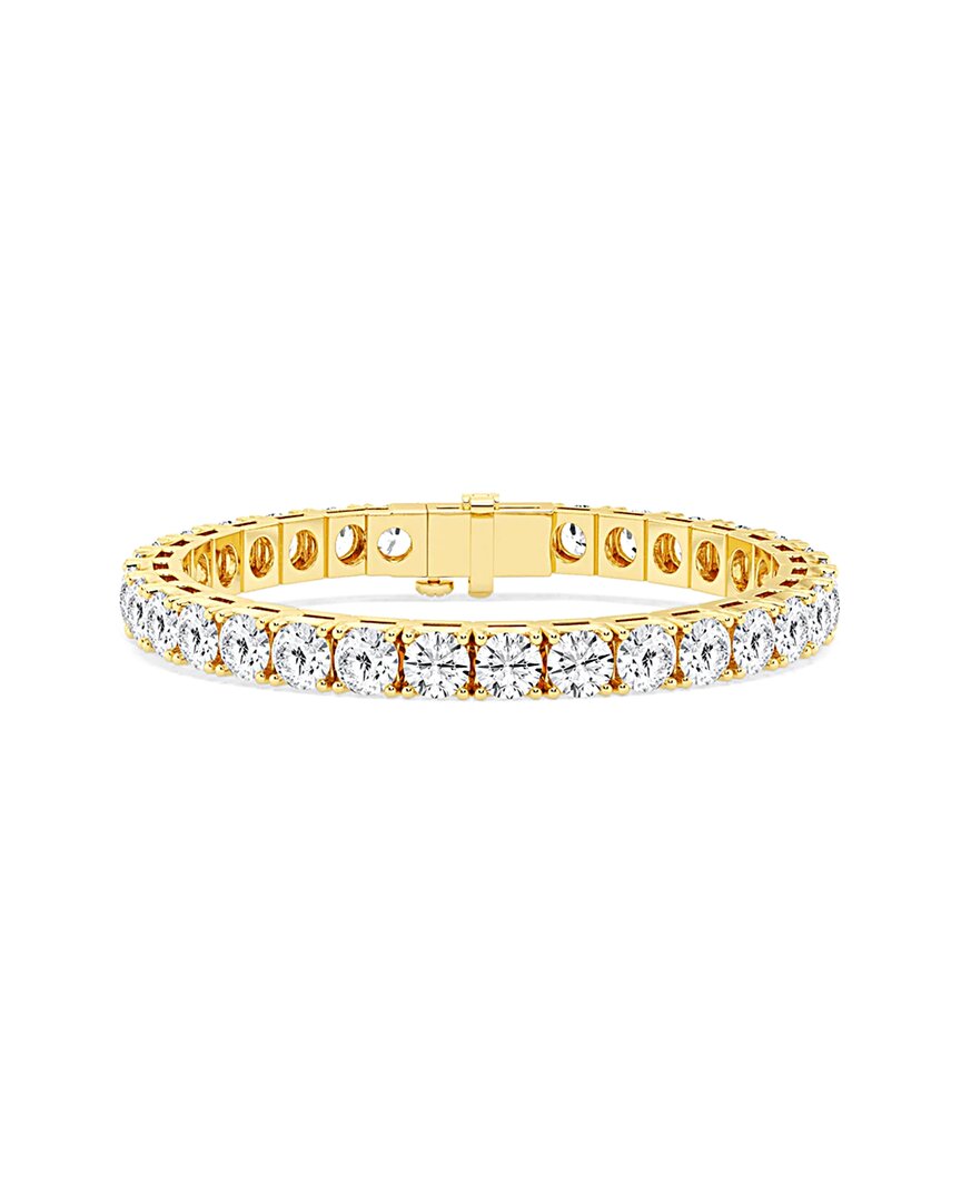 Lab Grown Diamonds 14k 15.00 Ct. Tw. Lab-grown Diamond Tennis Bracelet