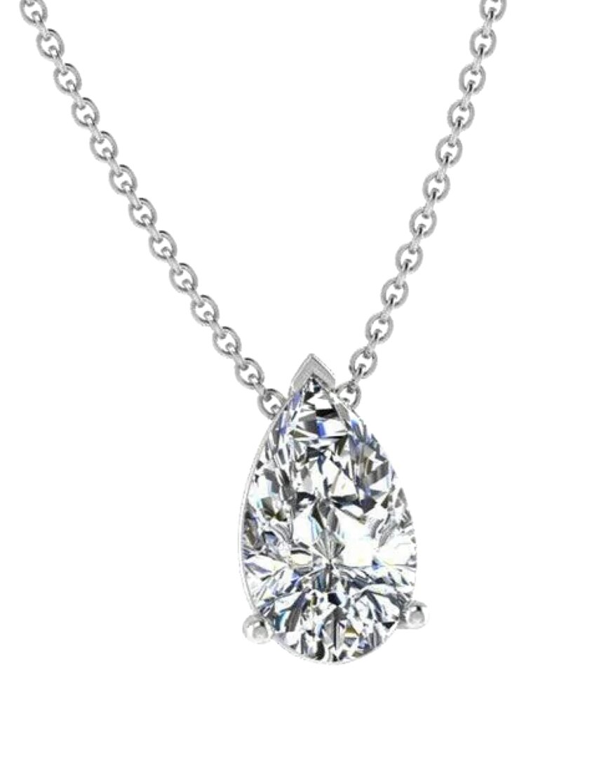Lab Grown Diamonds 14k 3.00 Ct. Tw. Lab-grown Diamond Solitaire Pendant