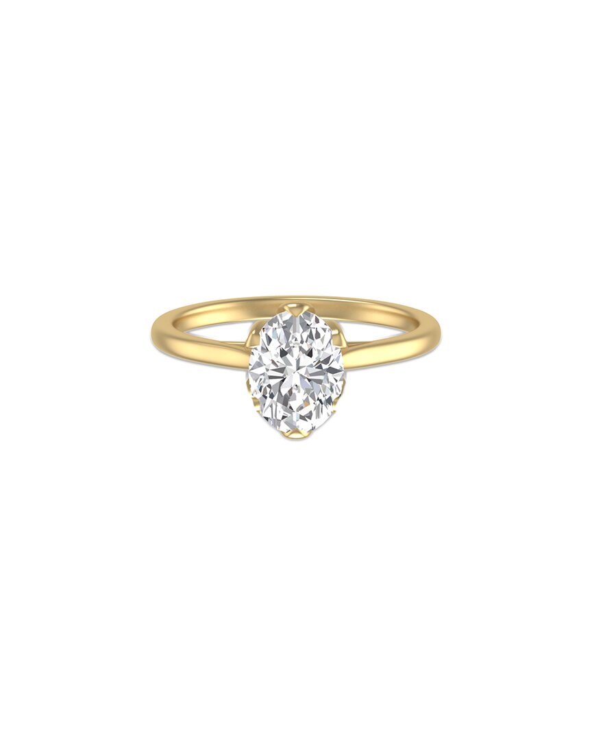 Lab Grown Diamonds 14k 2.00 Ct. Tw. Lab-grown Diamond Classic Lotus Ring
