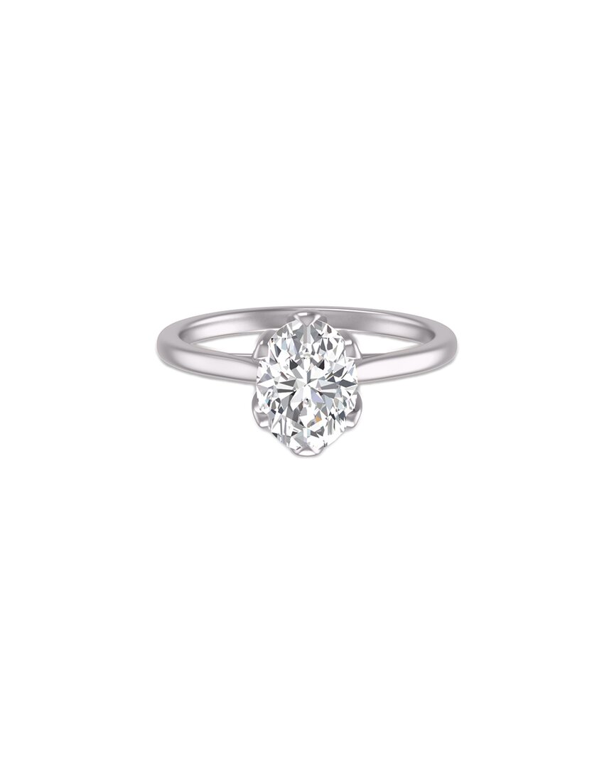 Lab Grown Diamonds 14k 2.50 Ct. Tw. Lab-grown Diamond Classic Lotus Ring