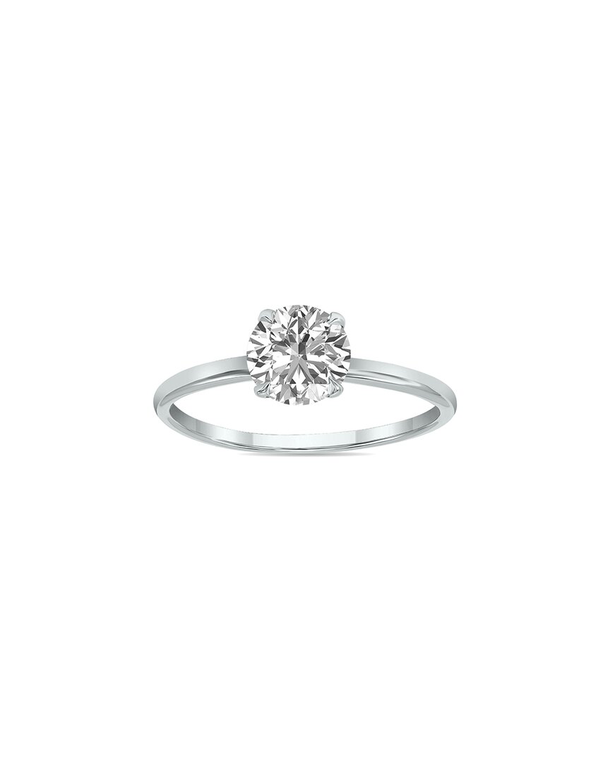 Lab Grown Diamonds 14k 1.00 Ct. Tw. Lab-grown Diamond Solitaire Ring In Metallic