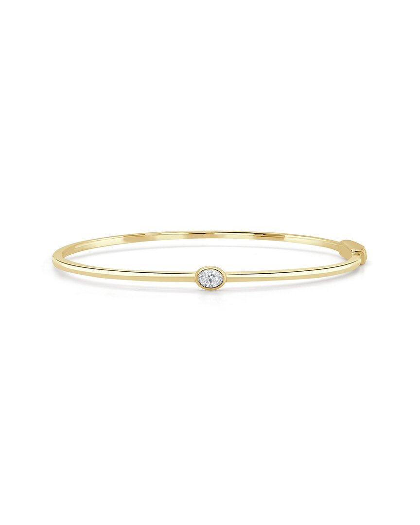 Sabrina Designs 14k 0.19 Ct. Tw. Diamond Bangle Bracelet