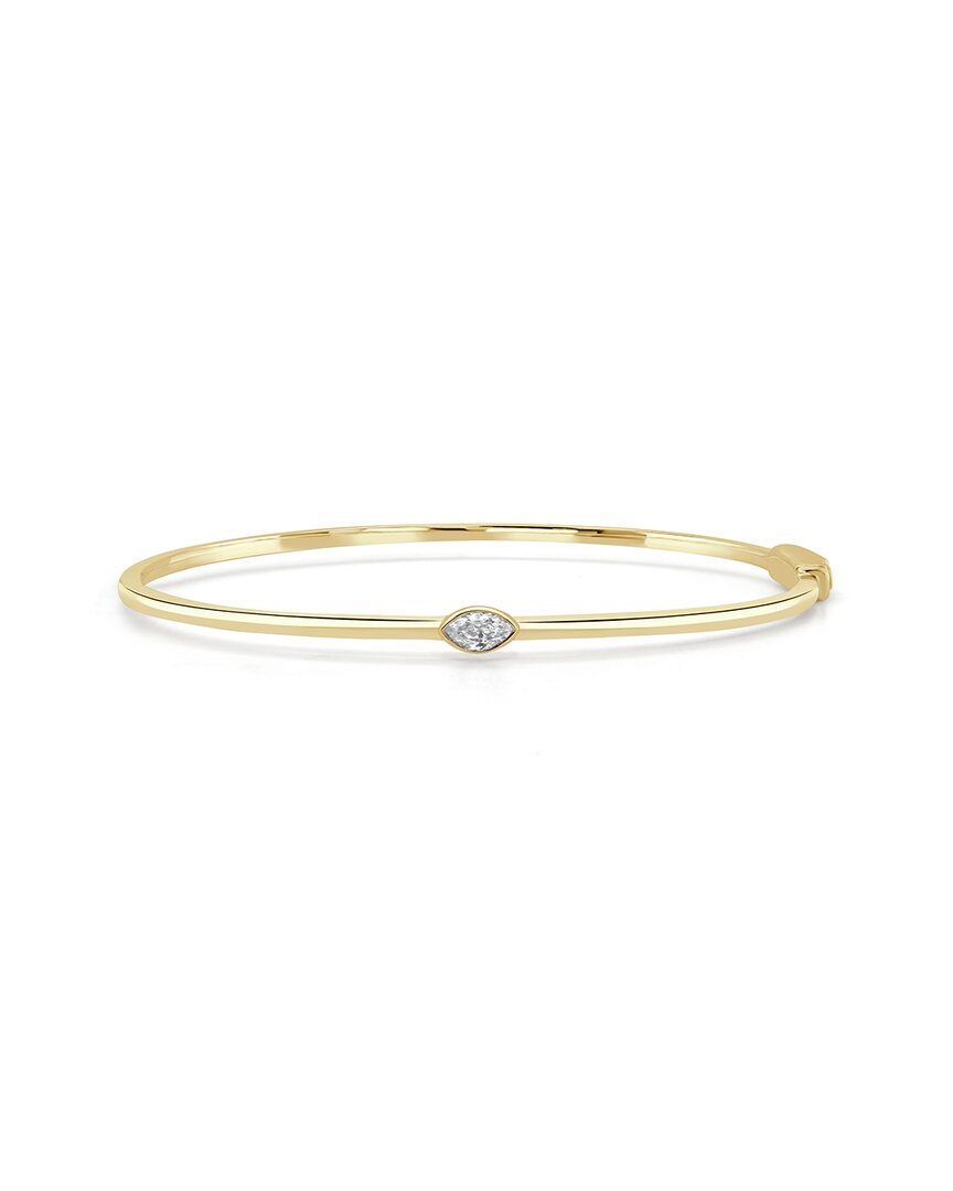 Sabrina Designs 14k 0.21 Ct. Tw. Diamond Bangle Bracelet