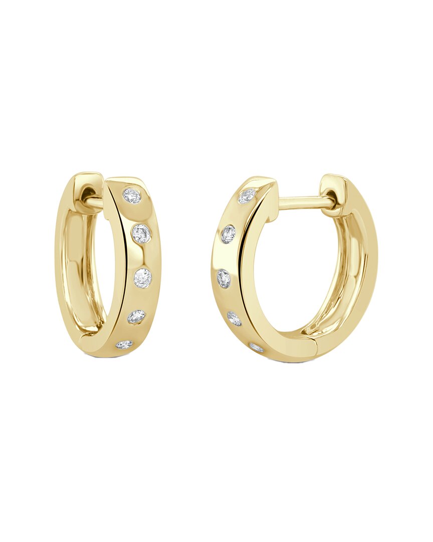 Sabrina Designs 14k 0.11 Ct. Tw. Diamond Huggie Earrings