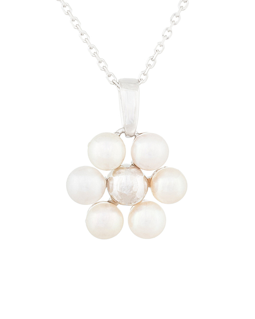 Splendid Pearls Silver 4-4.5mm Freshwater Pearl Necklace