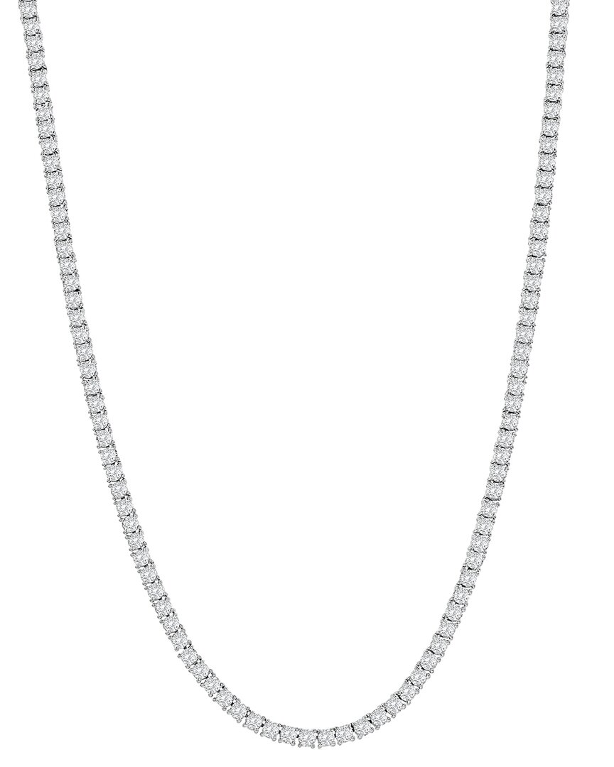 Jewels By Viomo 14k 10.02 Ct. Tw. Diamond Tennis Necklace