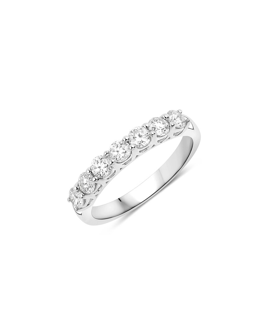 Shop Diana M Lab Grown Diamonds Diana M 14k 0.77 Ct. Tw. Lab-grown Diamond Half-eternity Ring