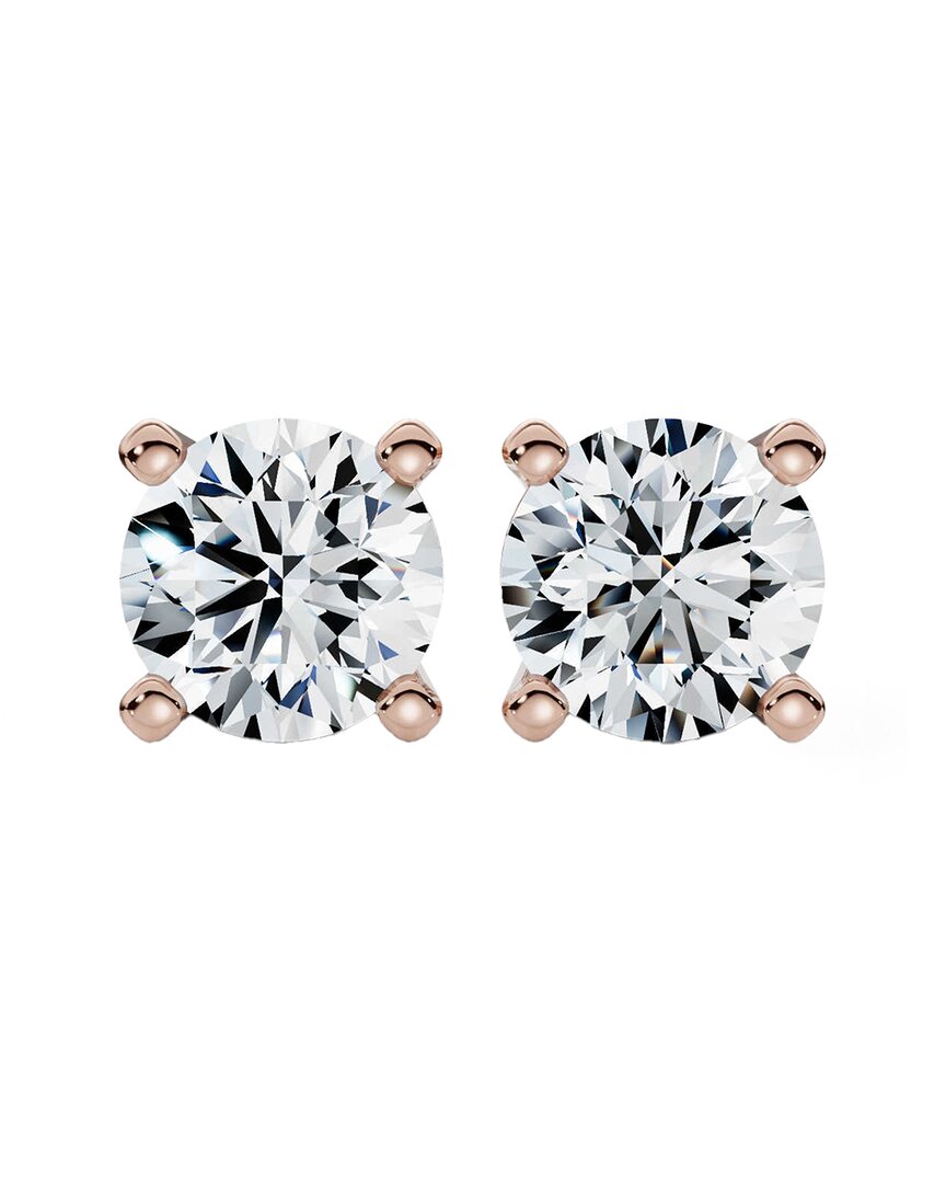 Lab Grown Diamonds 14k Rose Gold 3.00 Ct. Tw. Lab-grown Diamond Studs