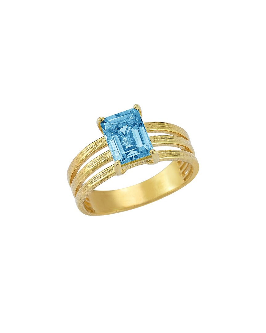 I. Reiss 14k 2.50 Ct. Tw. Blue Topaz Cocktail Ring