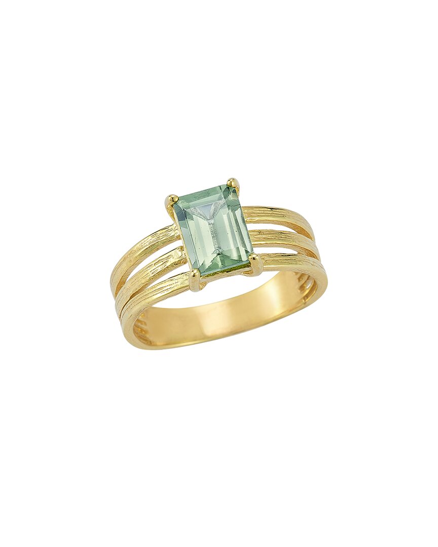 I. Reiss 14k 1.50 Ct. Tw. Diamond & Peridot Cocktail Ring