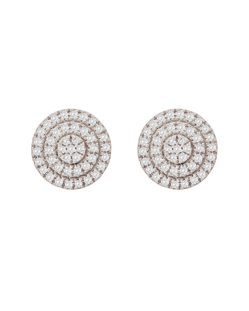 Suzy Levian 14k 0.17 Ct. Tw. Diamond Round Studs