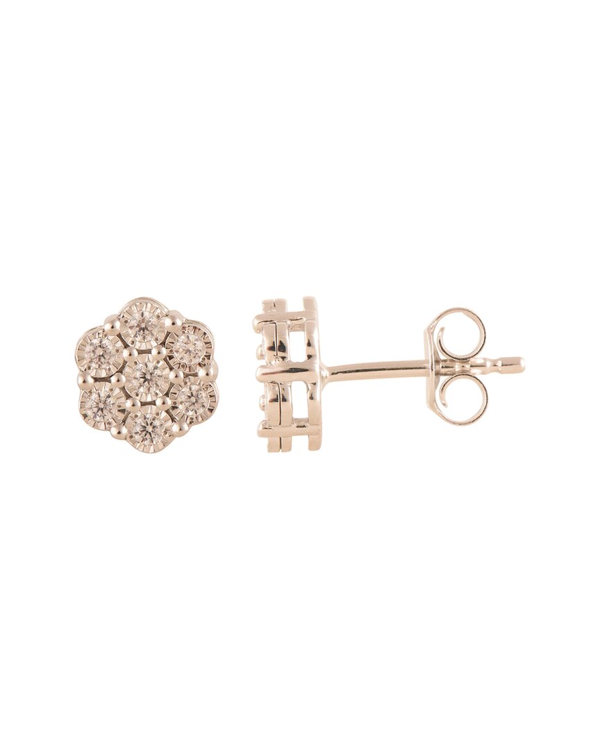 Lab Grown Diamonds Plated Silver 0.27 Ct. Tw. Lab-grown Diamond Studs
