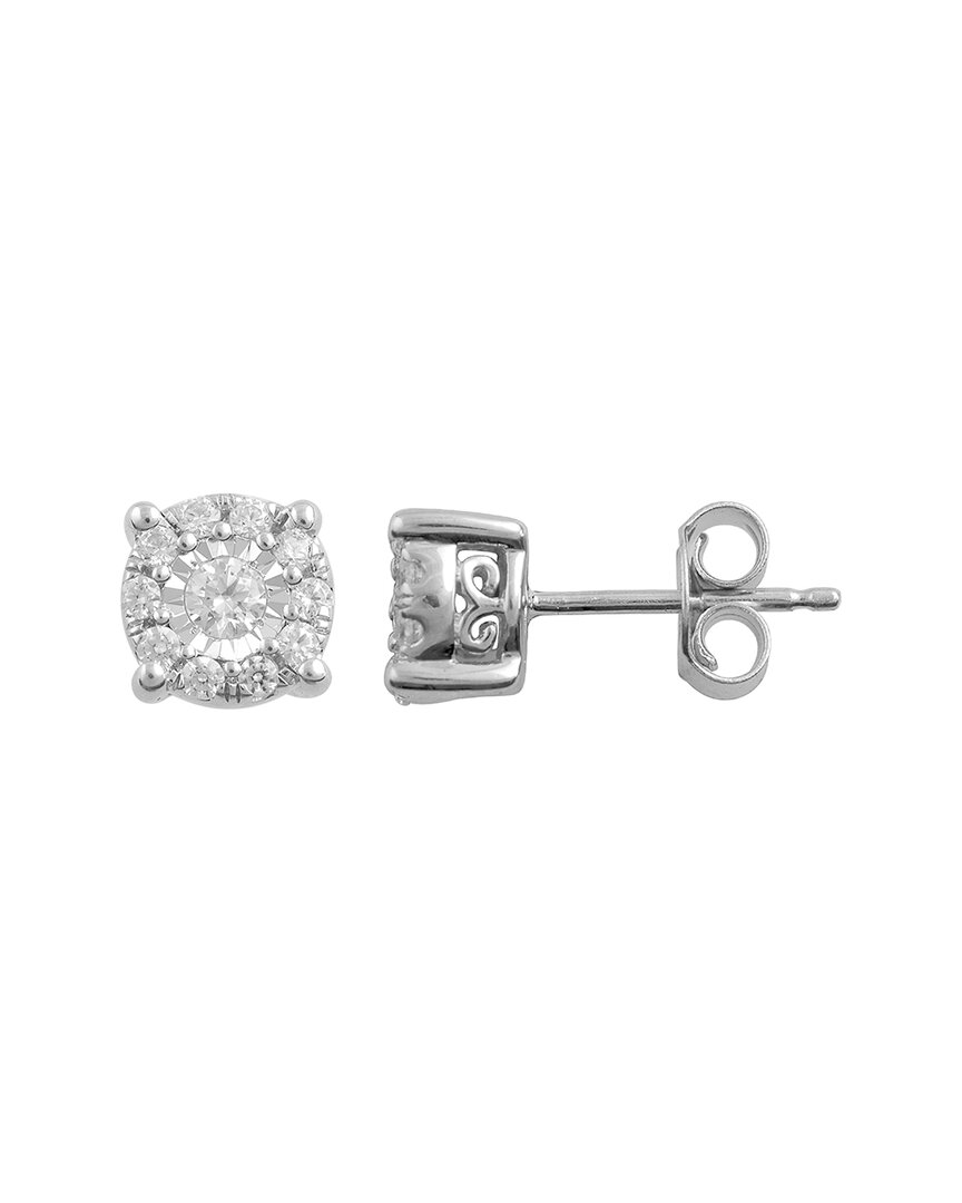 Lab Grown Diamonds Silver 0.23 Ct. Tw. Lab-grown Diamond Studs