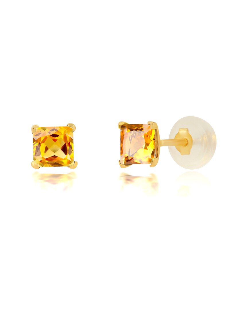 Maxcolor 14k 0.60 Ct. Tw. Citrine Studs