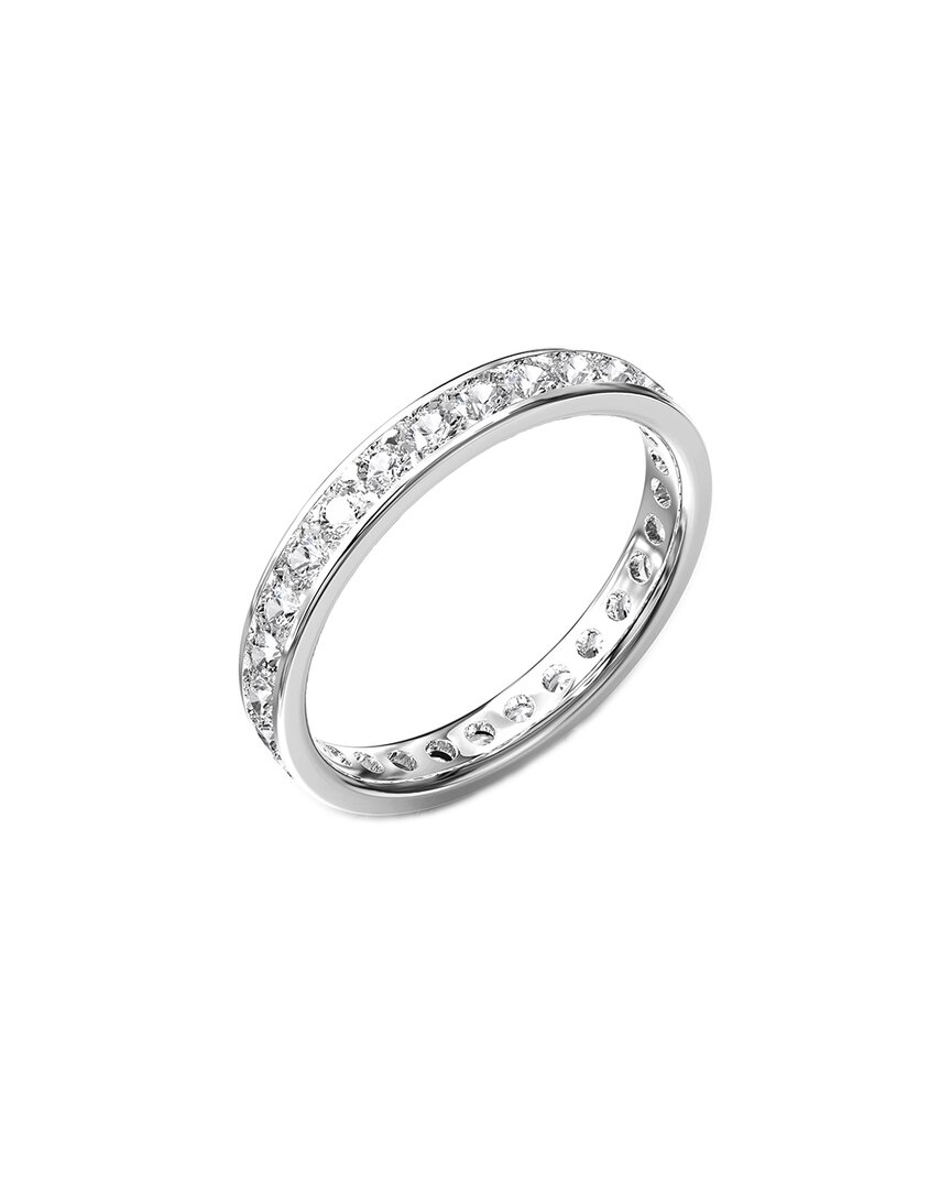 Lab Grown Diamonds 18k Vermeil 1.01 Ct. Tw. Lab-grown Diamond Eternity Ring In Metallic