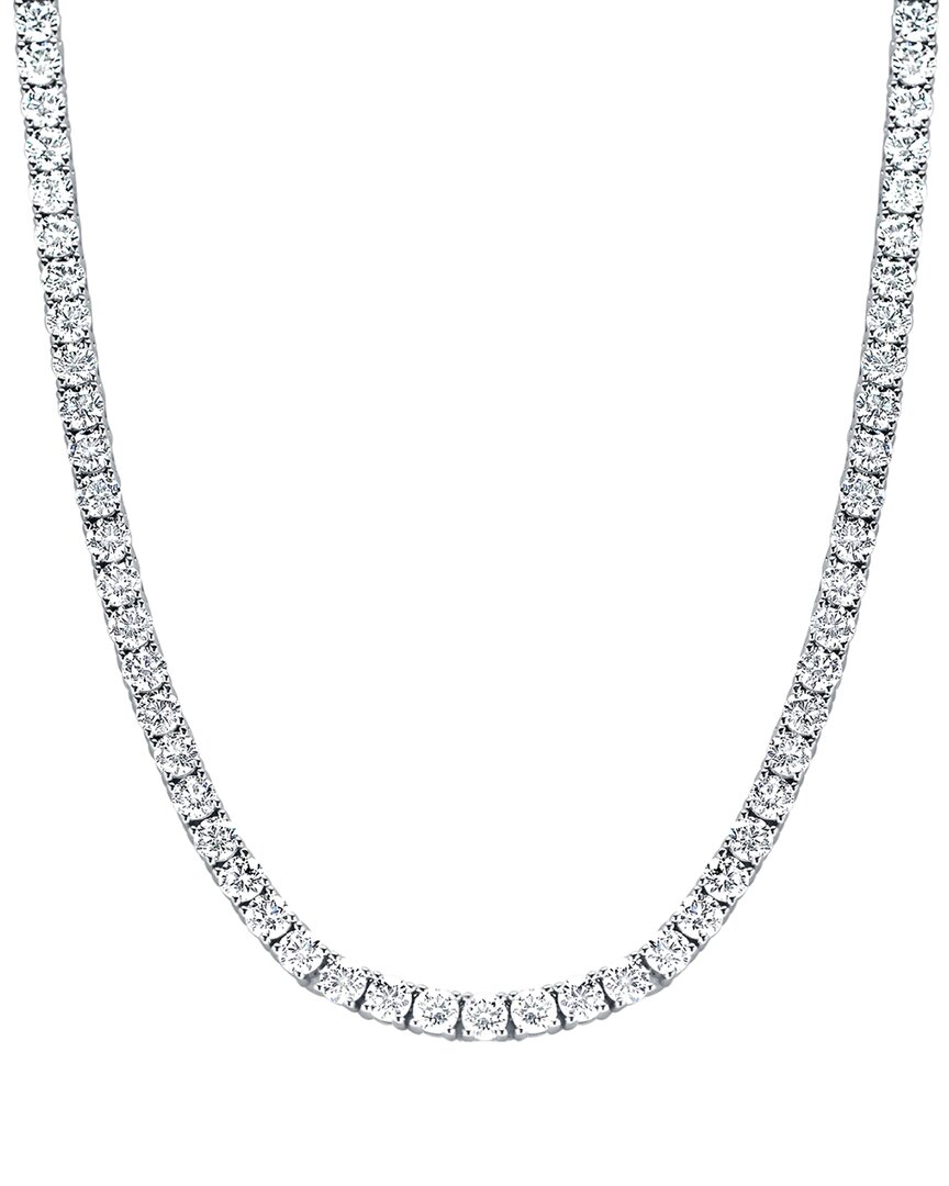 Lab Grown Diamonds 14k 15.00 Ct. Tw. Lab-grown Diamond Straight Line Necklace