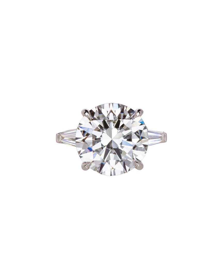 Lab Grown Diamonds Luxore Privee 14k 10.00 Ct. Tw. Lab-grown Diamond Three-stone Ring