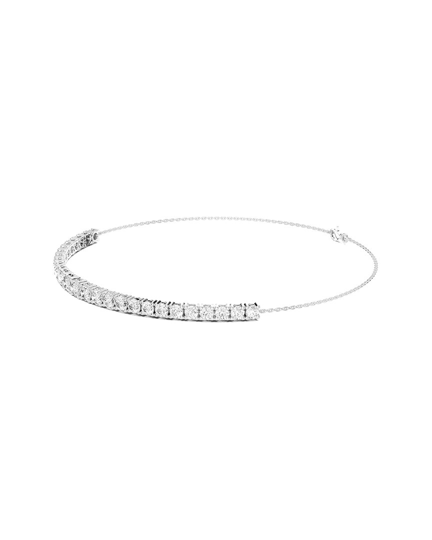 Amairah 14k 8.15 Ct. Tw. Lab-grown Diamond Bracelet In Silver