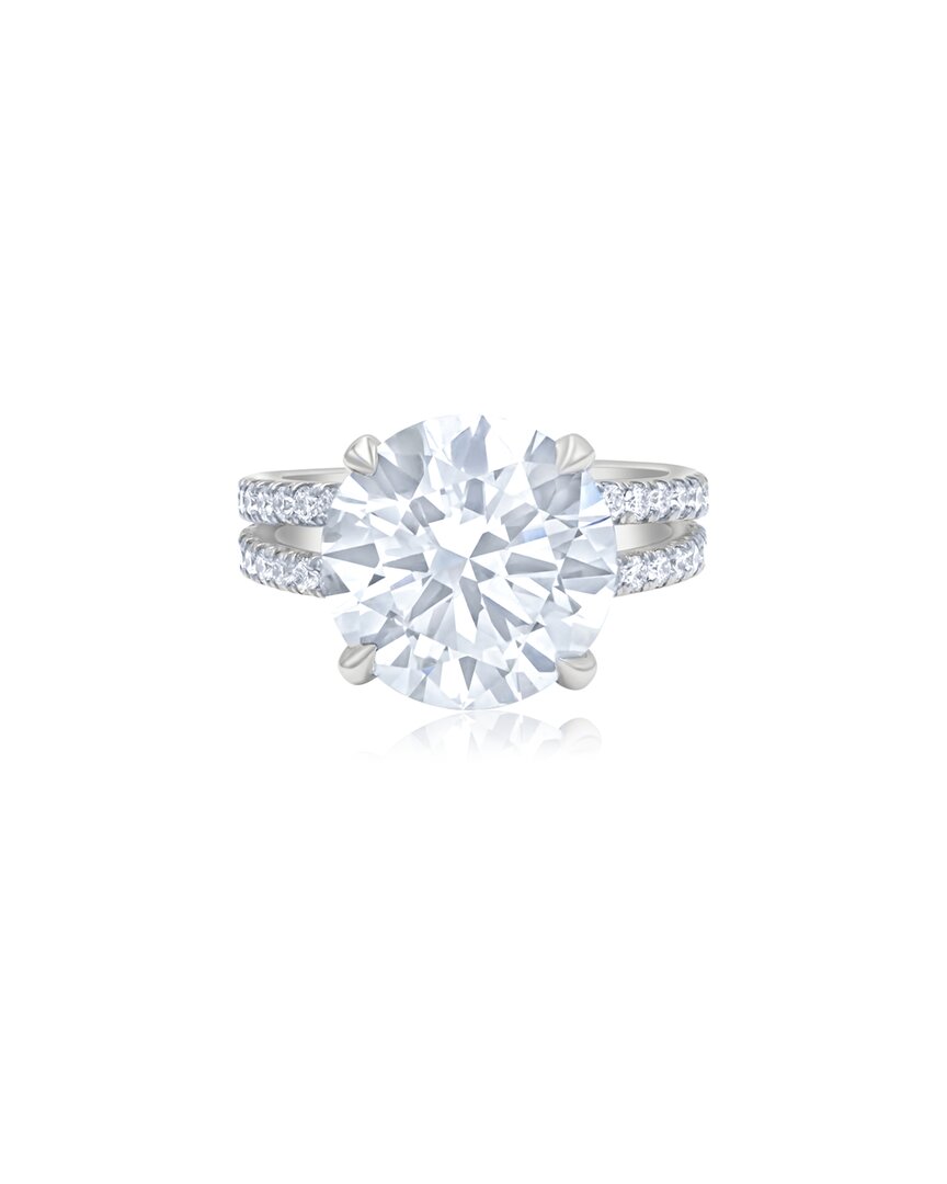Diana M Lab Grown Diamonds Diana M. Fine Jewelry 18k 10.70 Ct. Tw. Lab-grown Diamond Ring