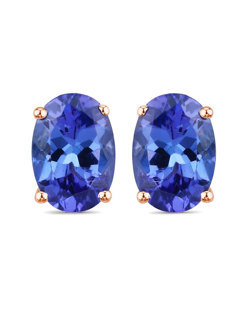 Diana M. Fine Jewelry 14k Rose Gold 1.20 Ct. Tw. Tanzanite Studs