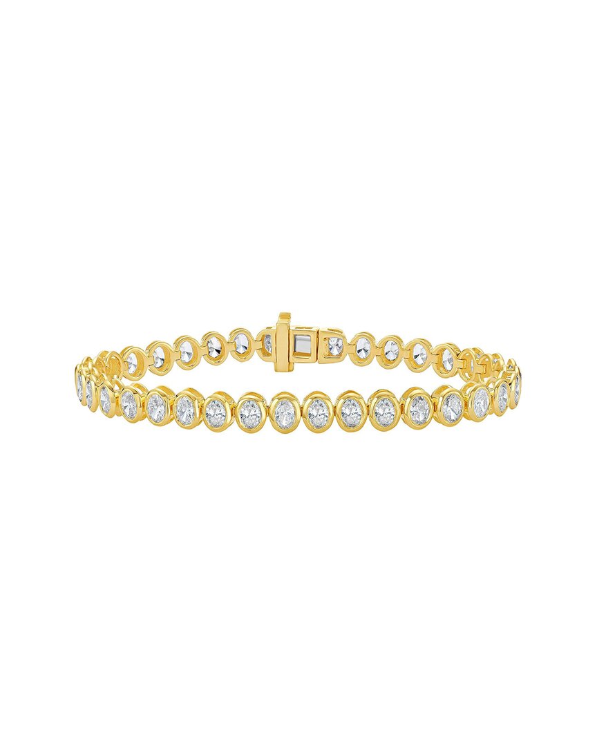 Diana M. Fine Jewelry 14K 6.15 ct. tw. Lab-Grown Diamond Tennis Bracelet