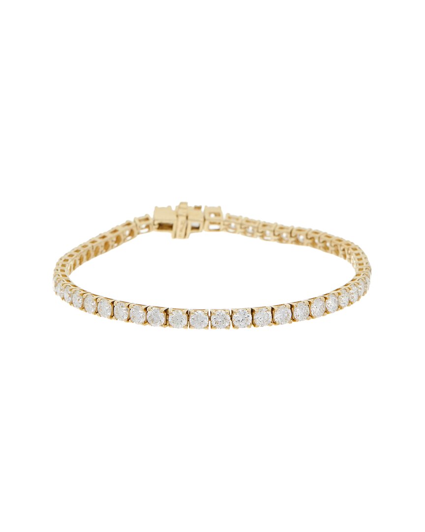 Diana M Lab Grown Diamonds Diana M 14k 7.00 Ct. Tw. Lab-grown Diamond Tennis Bracelet