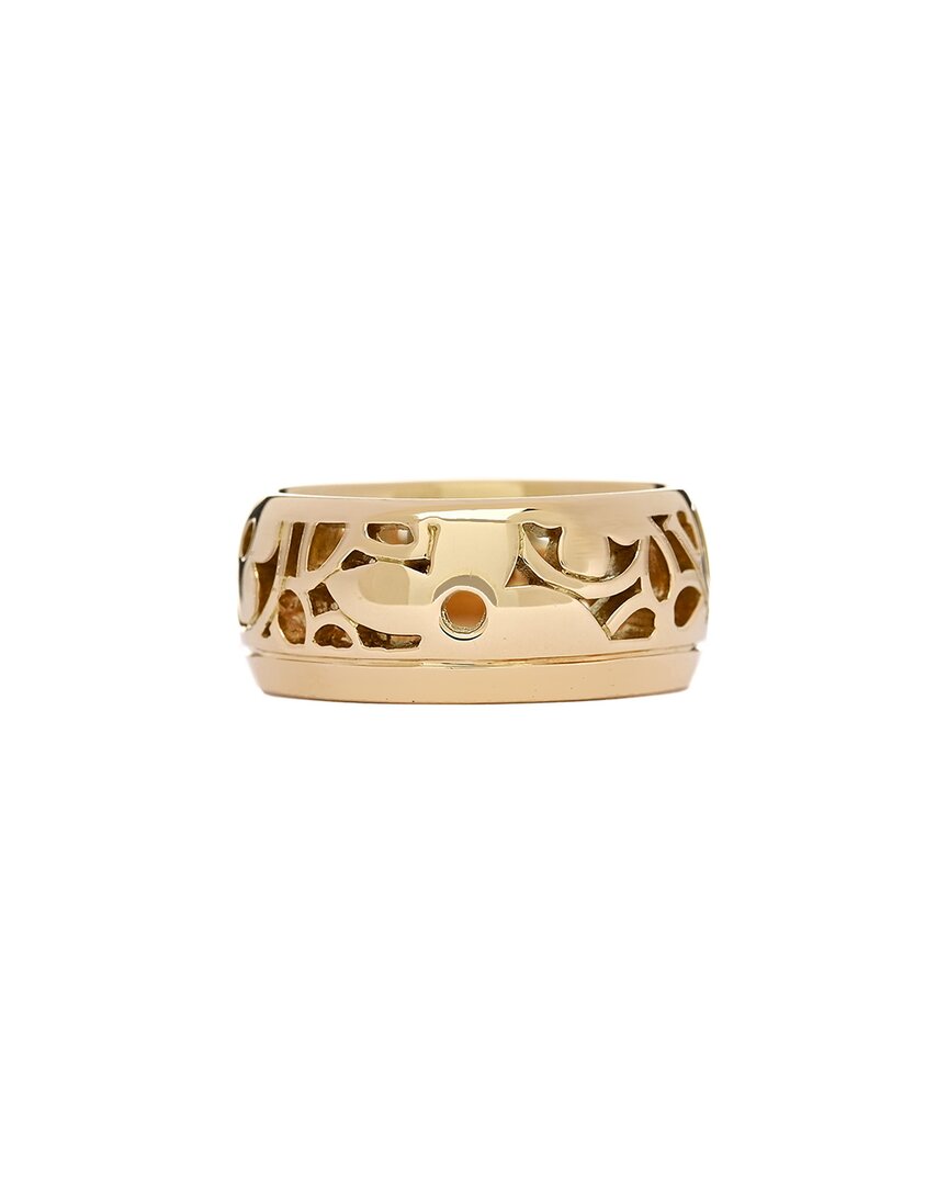 Pre-owned Louis Vuitton 18k Monogram Ring (authentic )