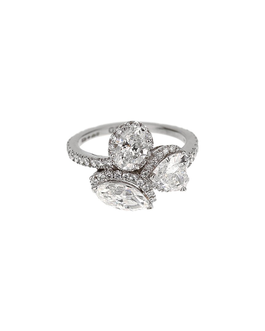 Graff 18k 2.78 Ct. Tw. Diamond Cocktail Ring (authentic )