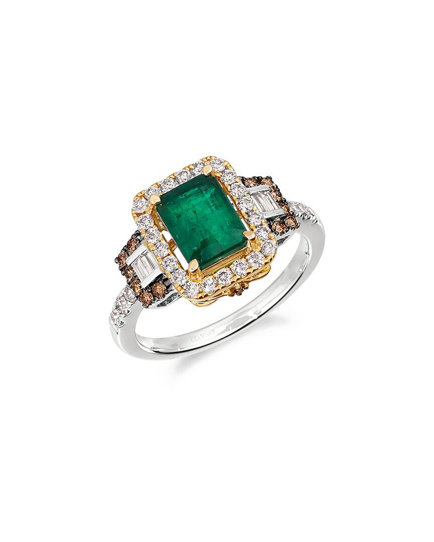 Le Vian ® Costa Smeralda Emeralds™ 14k Two-tone 1.86 Ct. Tw. Diamond & Emerald Ring