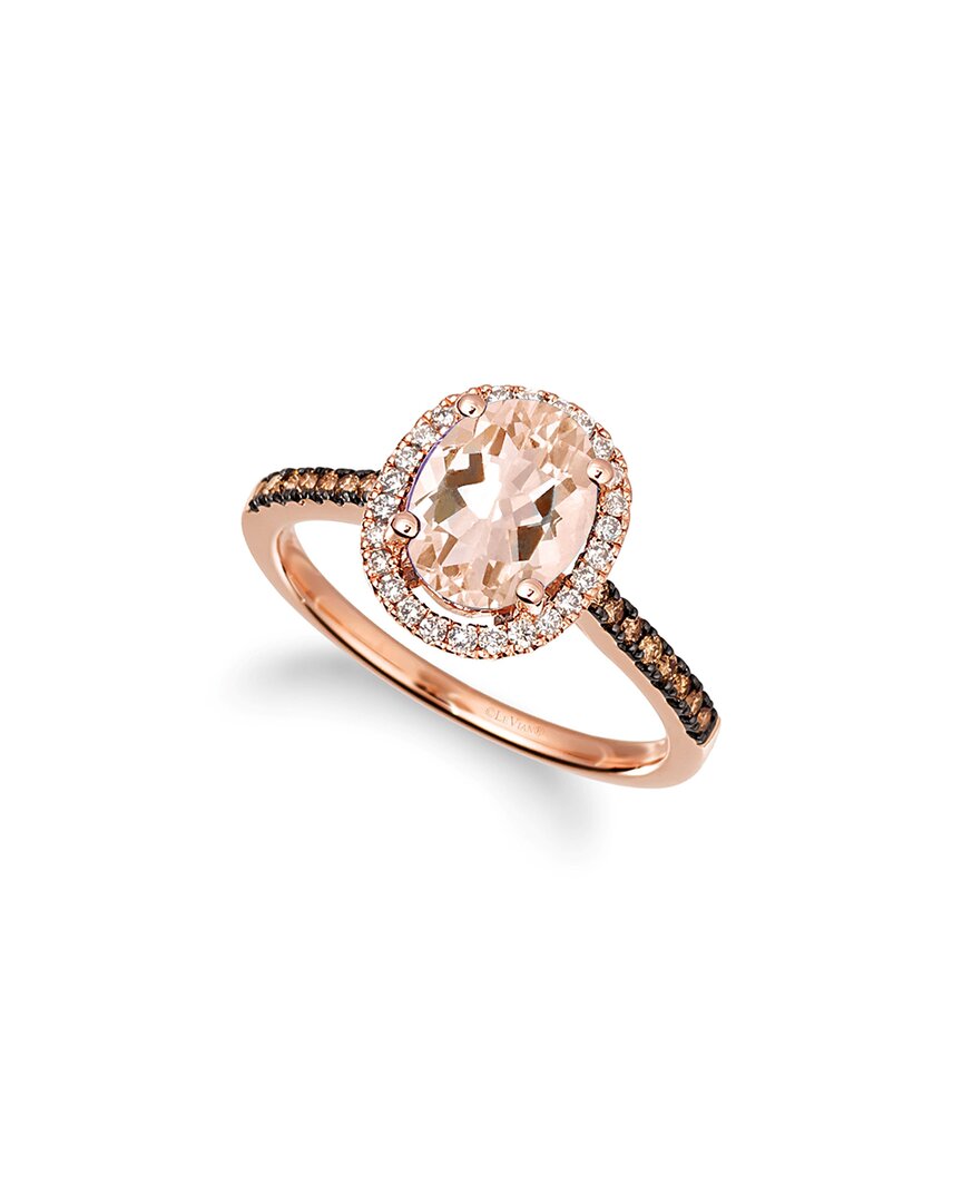 Le Vian ® Peach Morganite™ 14k Rose Gold 1.58 Ct. Tw. Diamond & Morganite Ring
