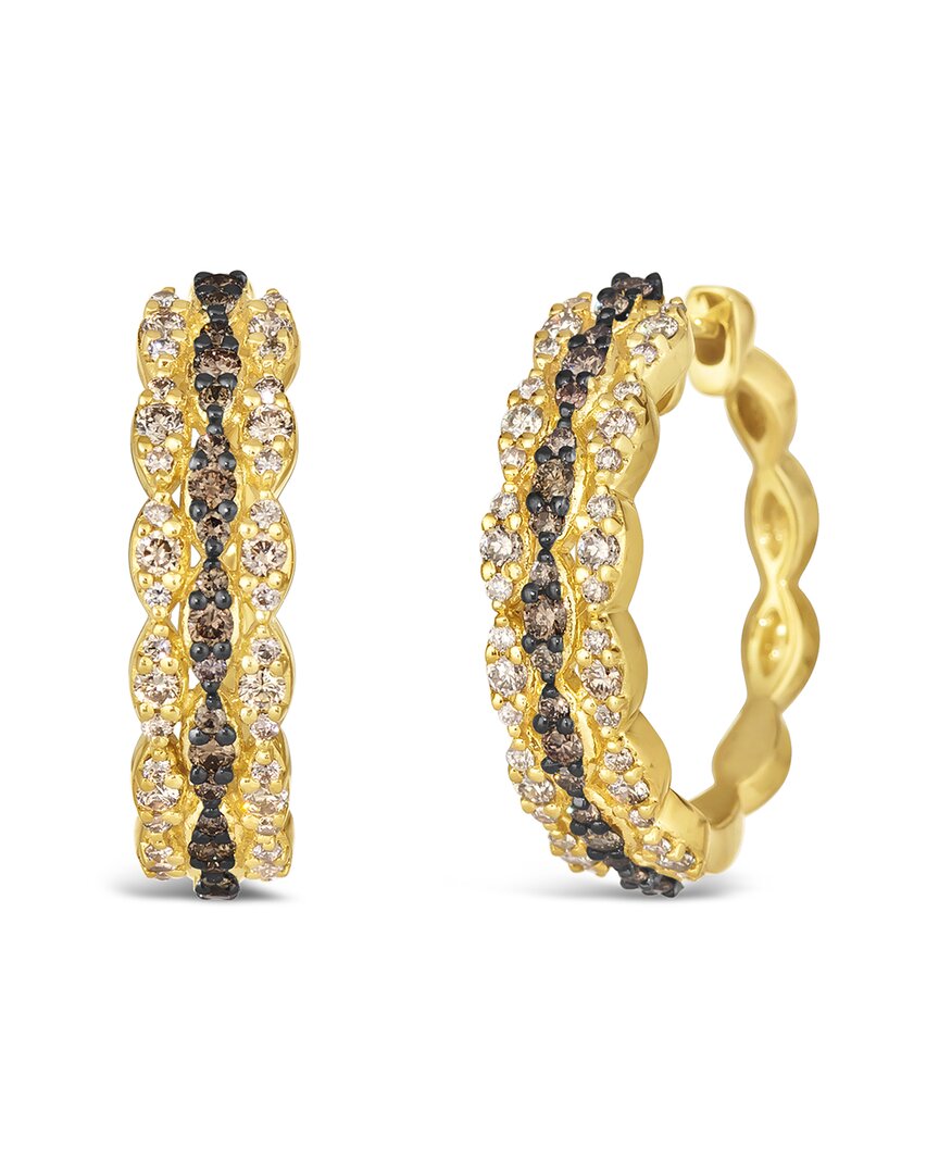 Le Vian ® Honey And Chocolate 14k 0.84 Ct. Tw. Diamond Earrings