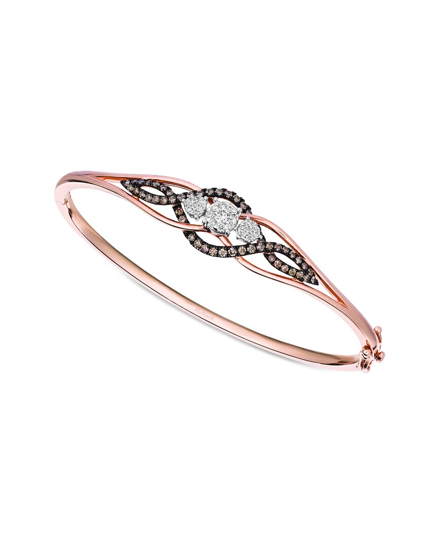 LE VIAN LE VIAN® 14K TWO-TONE 0.72 CT. TW. DIAMOND BANGLE 