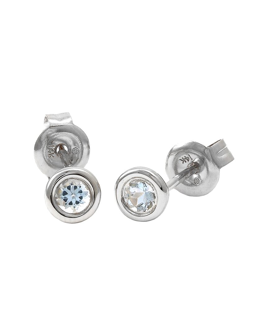 Gemstones Classic 14k 0.20 Ct. Tw. Aquamarine Earrings